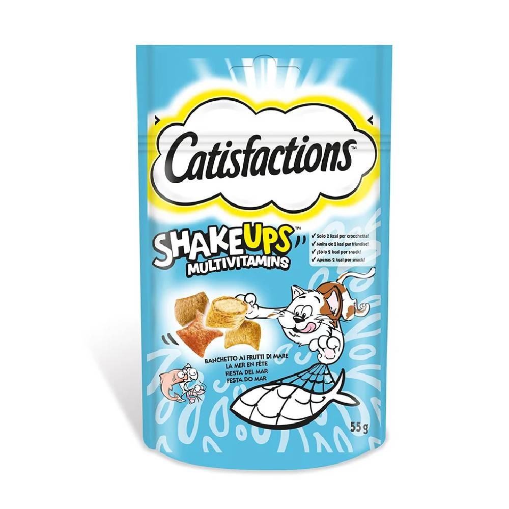 Catisfaction ShakeUps Frutti di Mare 55g - Snack per Gatti Catisfaction ShakeUps Frutti di Mare 55g - Snack per Gatti